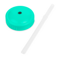 Load image into Gallery viewer, Rainbow 10 oz Straw Cup Set w/ No-Pull Out Silicone Straw USA Made from Recycled Materials
