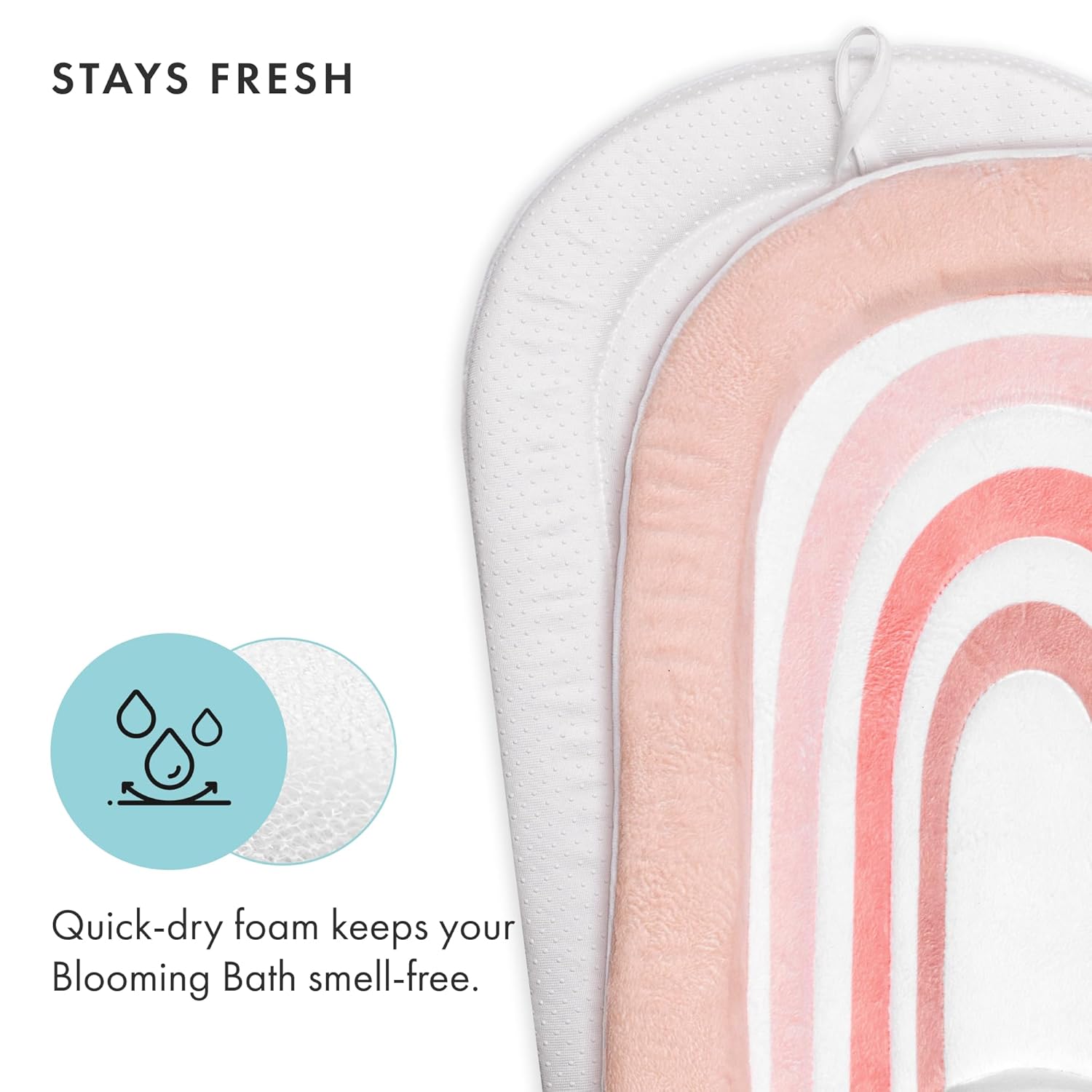 Rainbow Baby Bath Mat