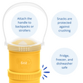 Load image into Gallery viewer, Snack Stack w/ Travel Lid USA Made from Recycled Materials
