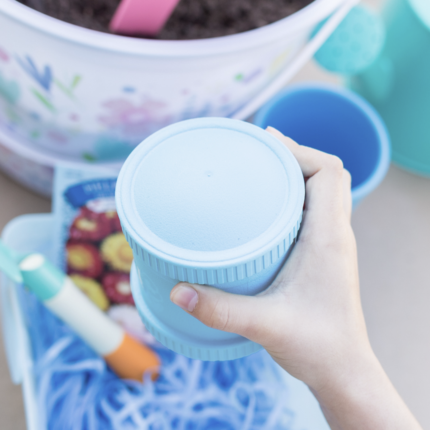 Snack Stack w/ Travel Lid USA Made from Recycled Materials