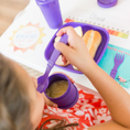 Load image into Gallery viewer, Toddler Utensil Pair USA Made from Recycled Materials
