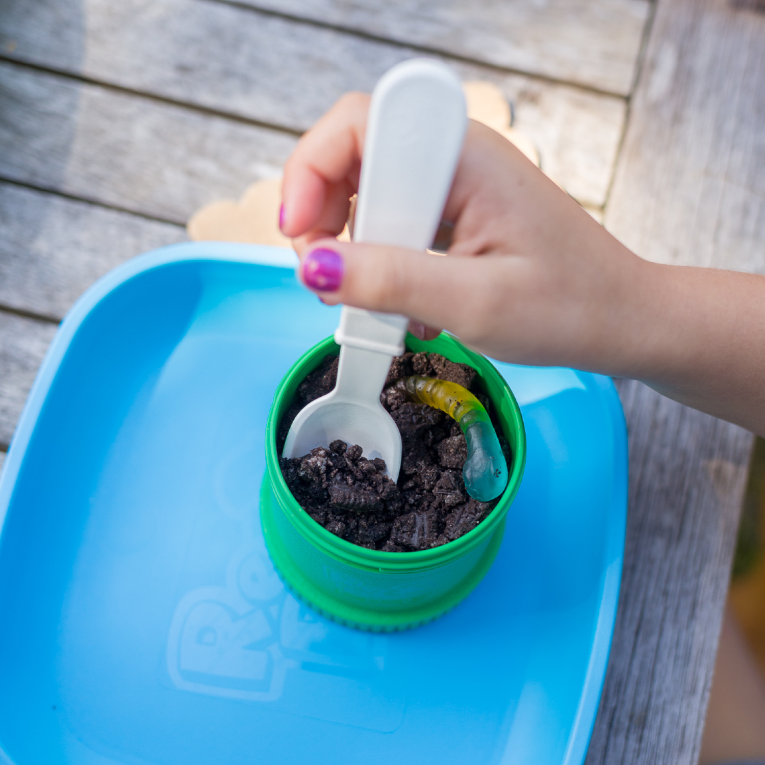 Toddler Utensil Set - Made in the USA from Recycled Milk Jugs - Set of Six