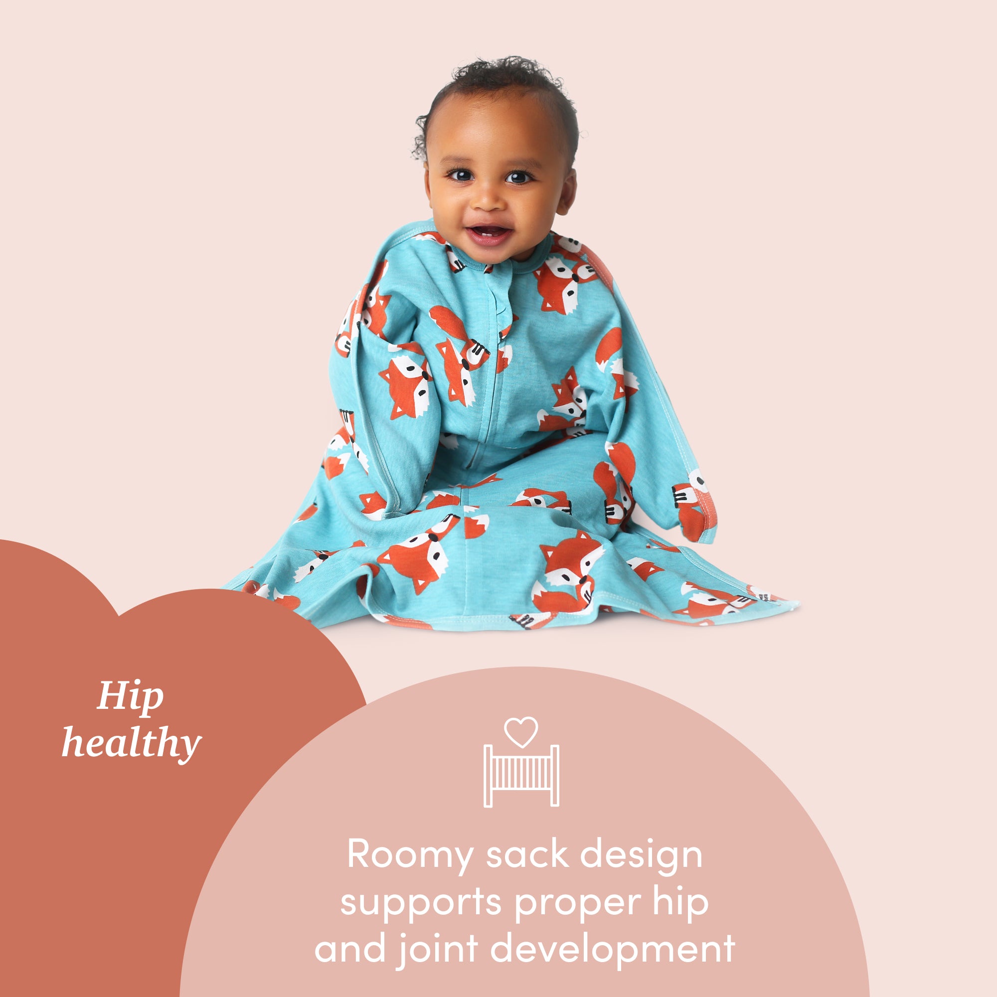 Friendly Fox Zipadee-Zip Swaddle Transition - Weekend Sale - Blooming Baby