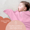 Load image into Gallery viewer, Classic Rose Pink Zipadee-Zip Swaddle Transition
