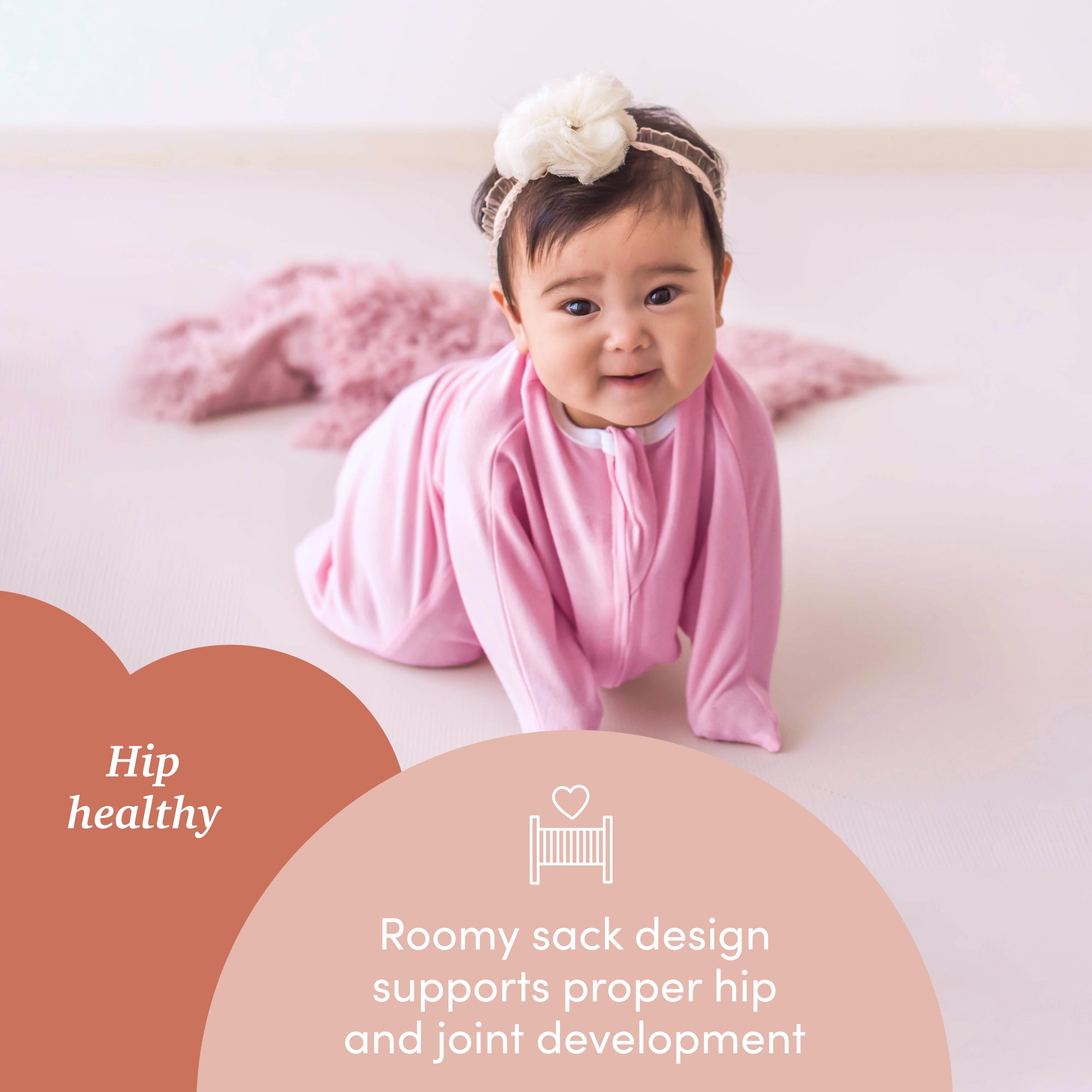 Classic Rose Pink Zipadee-Zip Swaddle Transition