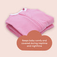 Load image into Gallery viewer, Classic Rose Pink Zipadee-Zip Swaddle Transition
