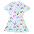 Load image into Gallery viewer, Sleeping Baby Zipadee Zip Swaddle Transition Baby Sleepsuit Rainbows
