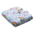 Load image into Gallery viewer, Sleeping Baby Zipadee Zip Swaddle Transition Baby Sleepsuit Rainbows Lightweight
