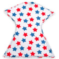Load image into Gallery viewer, Sleeping Baby Zipadee Zip Swaddle Transition Baby Sleepsuit Blue and Red Stars Lightweight
