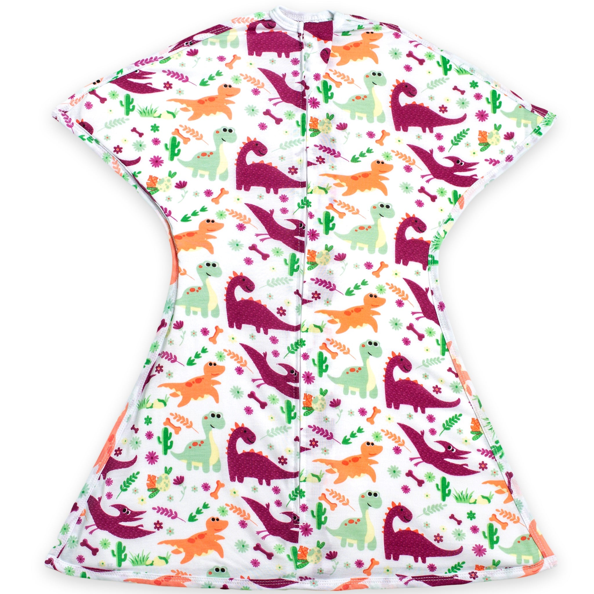 Sleeping Baby Zipadee Zip Swaddle Transition Baby Sleepsuit Pink Dino
