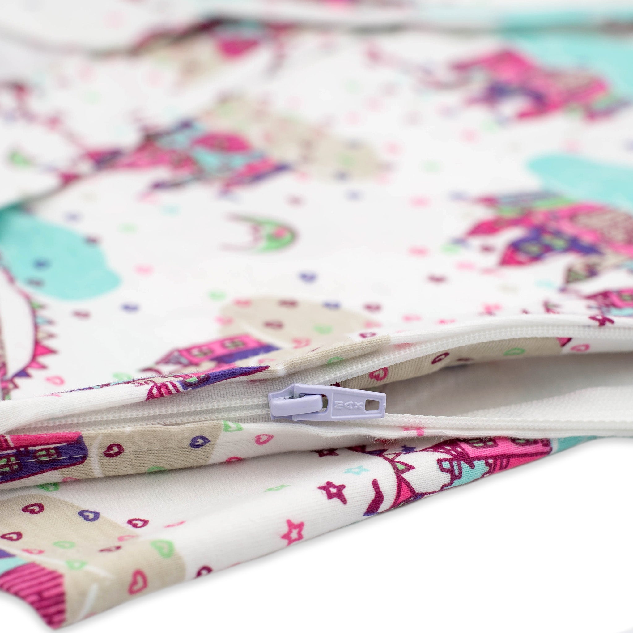 Sleeping Baby Zippy Swaddle safe sleep cotton swaddle Dream Castle