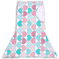 Load image into Gallery viewer, Sleeping Baby Zippy Swaddle safe sleep cotton swaddle Lots of Love
