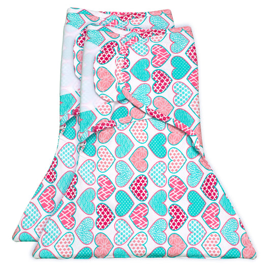 Sleeping Baby Zippy Swaddle safe sleep cotton swaddle Lots of Love Bundle