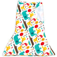 Load image into Gallery viewer, Sleeping Baby Zippy Swaddle safe sleep cotton swaddle Modern Animals Bundle
