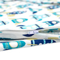 Load image into Gallery viewer, Sleeping Baby Zippy Swaddle safe sleep cotton swaddle Rocket
