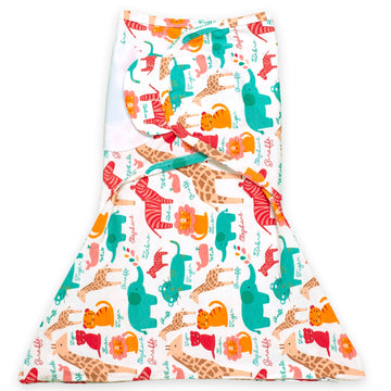 Sleeping Baby Zippy Swaddle safe sleep cotton swaddle Zipadee-Zoo